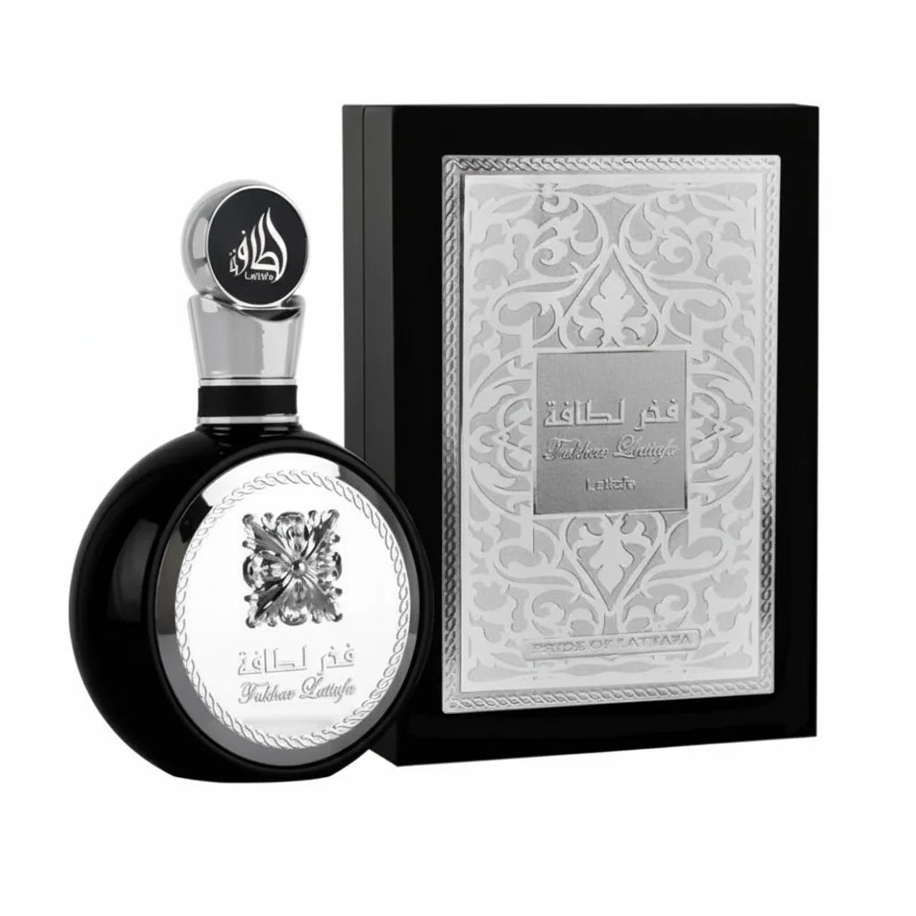 Promoção Compre 1 e Leve 2 Perfumes Árabes – Fakhar Black e Asad Lattafa– (100ml Cada)