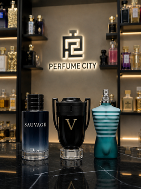 Promoção Compre 1 e Leve 3 Perfumes – Sauvage Dior, Invictus Victory e Gaultier Le Male – (100ml Cada)