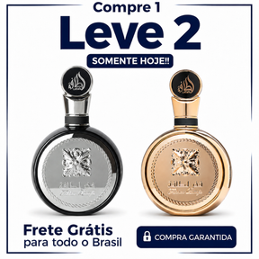 Promoção Compre 1 e Leve 2 Perfumes Árabes – Fakhar Black e Fakhar Extrait Gold – (100ml Cada)