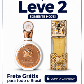 Promoção Compre 1 e Leve 2 Perfumes Árabes – Fakhar Lattafa e Lattafa Atheeri – (100ml Cada)