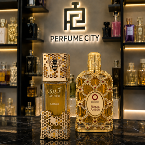 Promoção Compre 1 e Leve 2 Perfumes Árabes – Lattafa Atheeri e Royal Amber  – (100ml Cada)