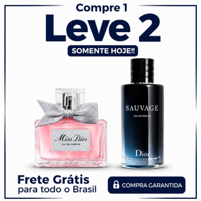 Promoção Compre 1 e Leve 2  – Miss Dior + Sauvage Dior – (100ml Cada)