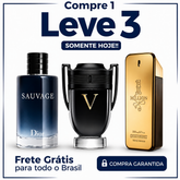 Promoção Compre 1 e Leve 3 Perfumes – Sauvage Dior, Invictus Victory e 1 Million – (100ml Cada)