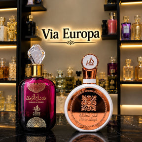 Promoção Compre 1 e Leve 2 Perfumes Árabes – Sabah Al Ward + Fakhar Rose – (100ml Cada)