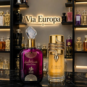 Promoção Compre 1 e Leve 2 Perfumes Árabes – Sabah Al Ward + Musamam White – (100ml Cada)