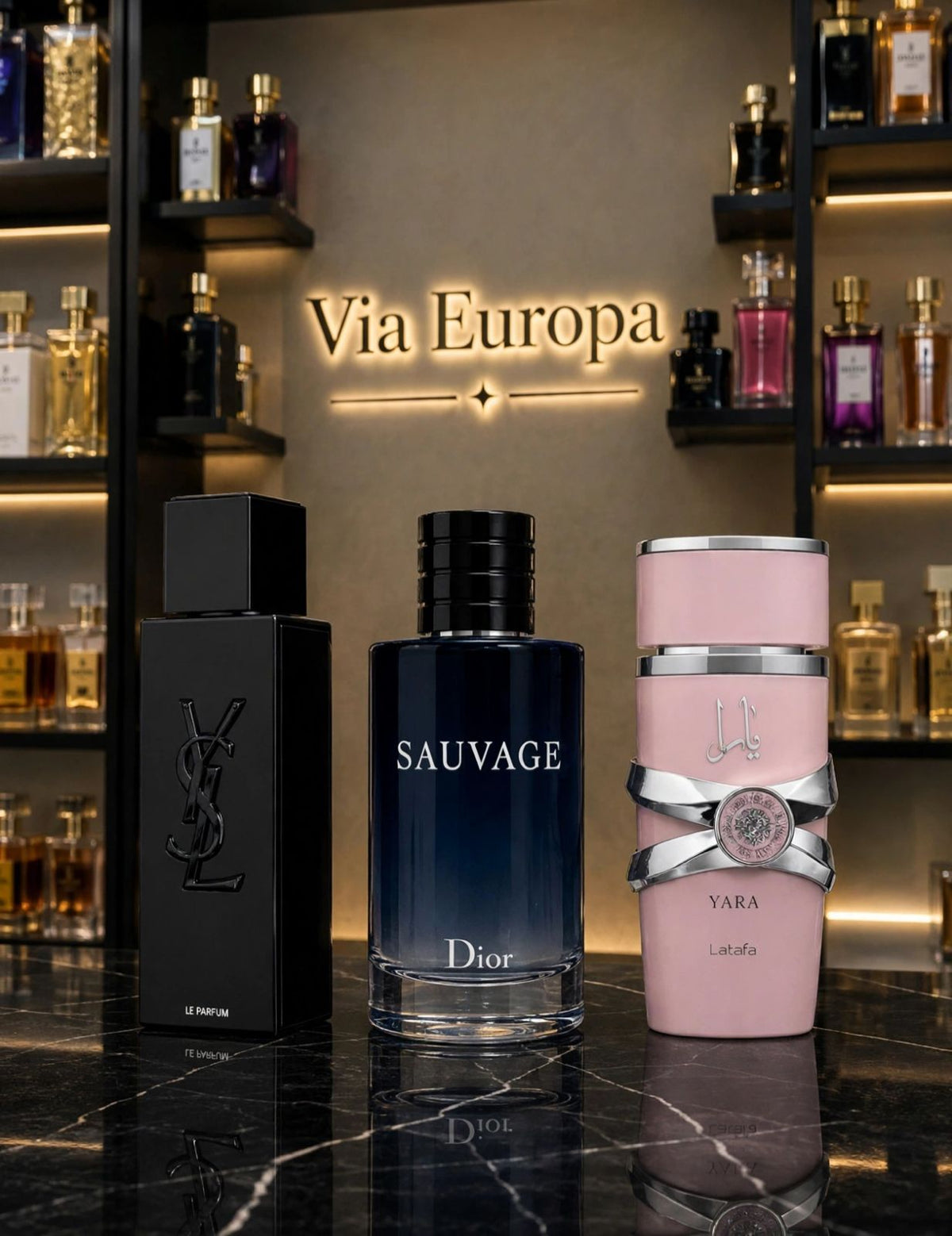 Promoção Compre 1 e Leve 3 Perfumes –  Laurent, Sauvage e Lattafa Yara – (100ml Cada)
