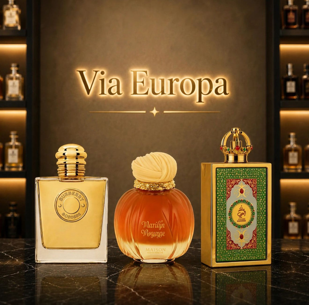Promoção Compre 1 e Leve 3 Perfumes Árabes – Burberry Goddess, Vanilla Voyage e Queen Of Arabia – (100ml Cada)