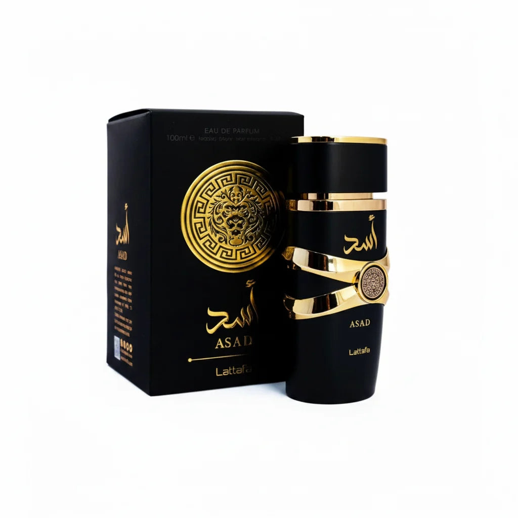 Promoção Compre 1 e Leve 3 Perfumes Árabes – Asad Elixir, Asad Lattafa e Asad Bourbon – (100ml Cada)