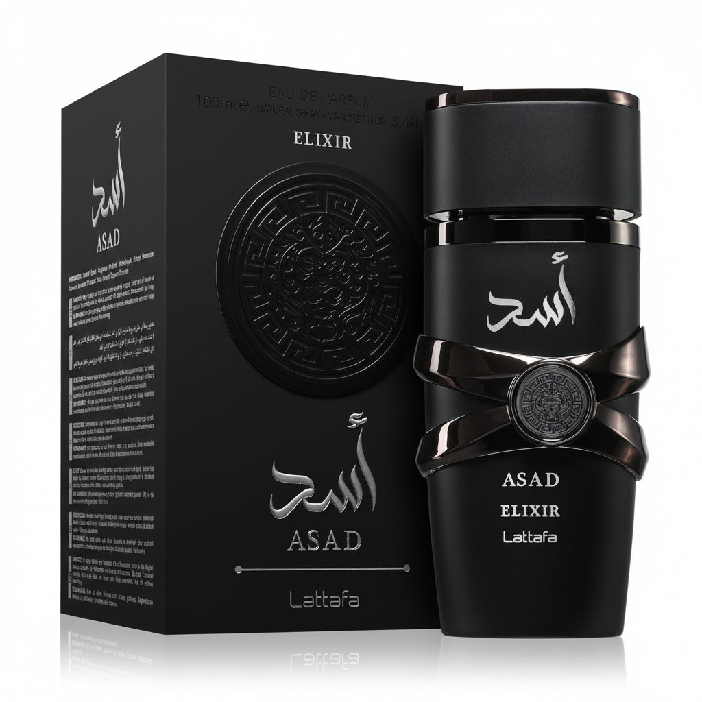 Promoção Compre 1 e Leve 2 Perfumes Árabes – Asad Lattafa e Asad Bourbon – (100ml Cada)